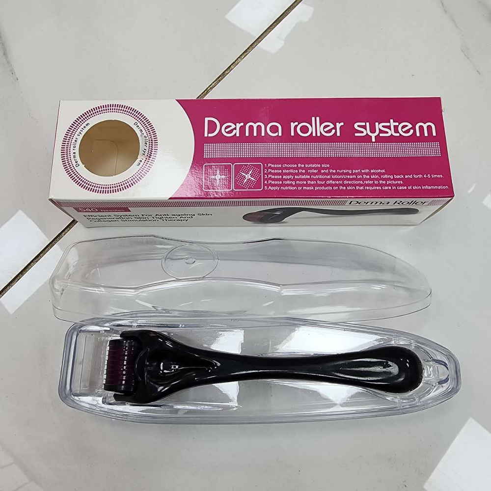 Мезороллер для лица и тела 0.50 mm купить c доставкой на OZON по низкой ...