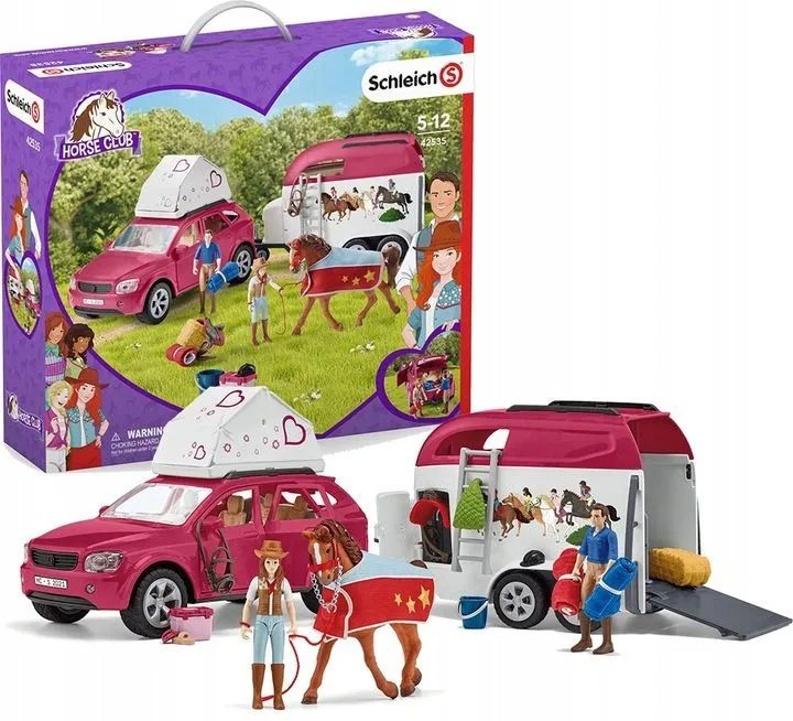 Schleich 42535 большая конная прогулка на машине #1