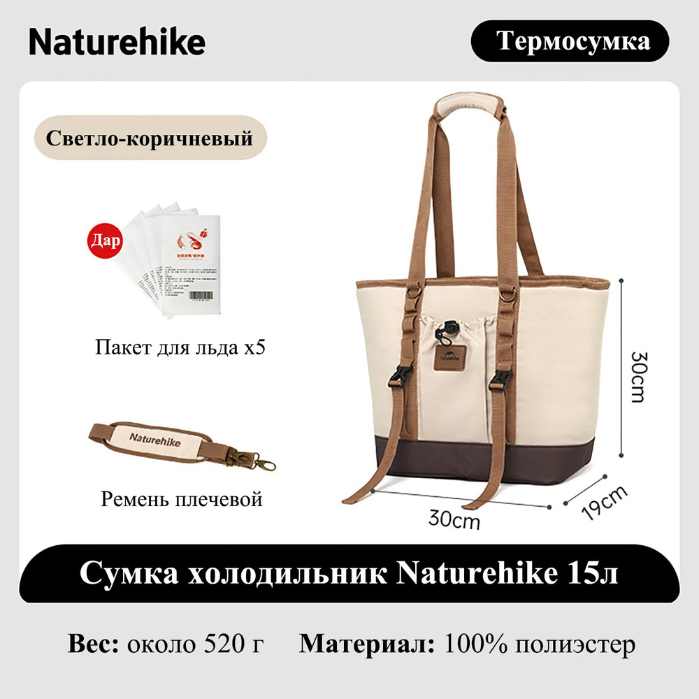 Термосумка, сумка холодильник Naturehike 15л #1