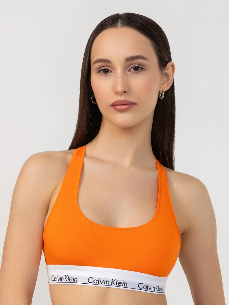 Calvin klein orange top hotsell