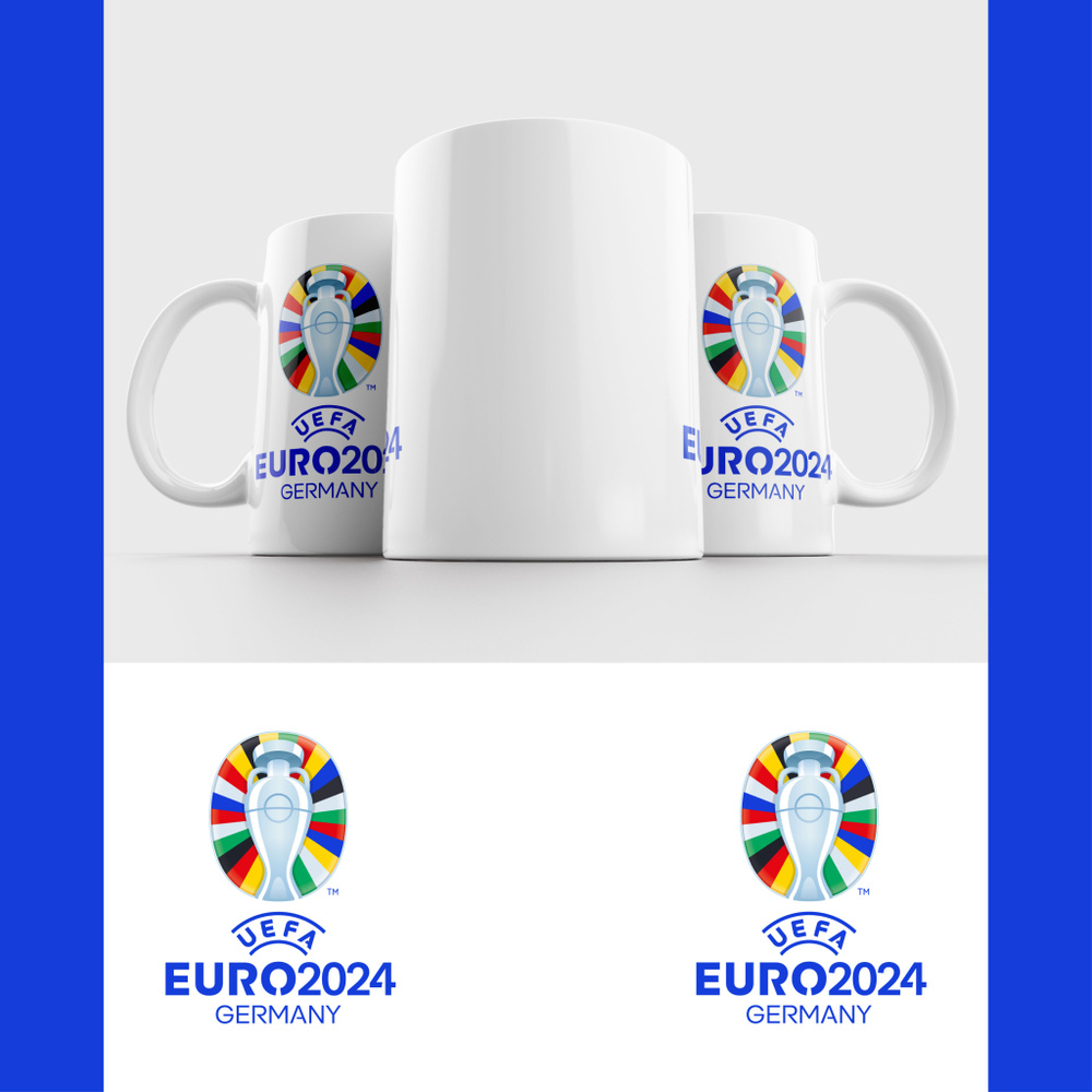 Кружка Чемпионат Европы по футболу 2024 - UEFA EURO 2024 / УЕФА ЕВРО 24  #1