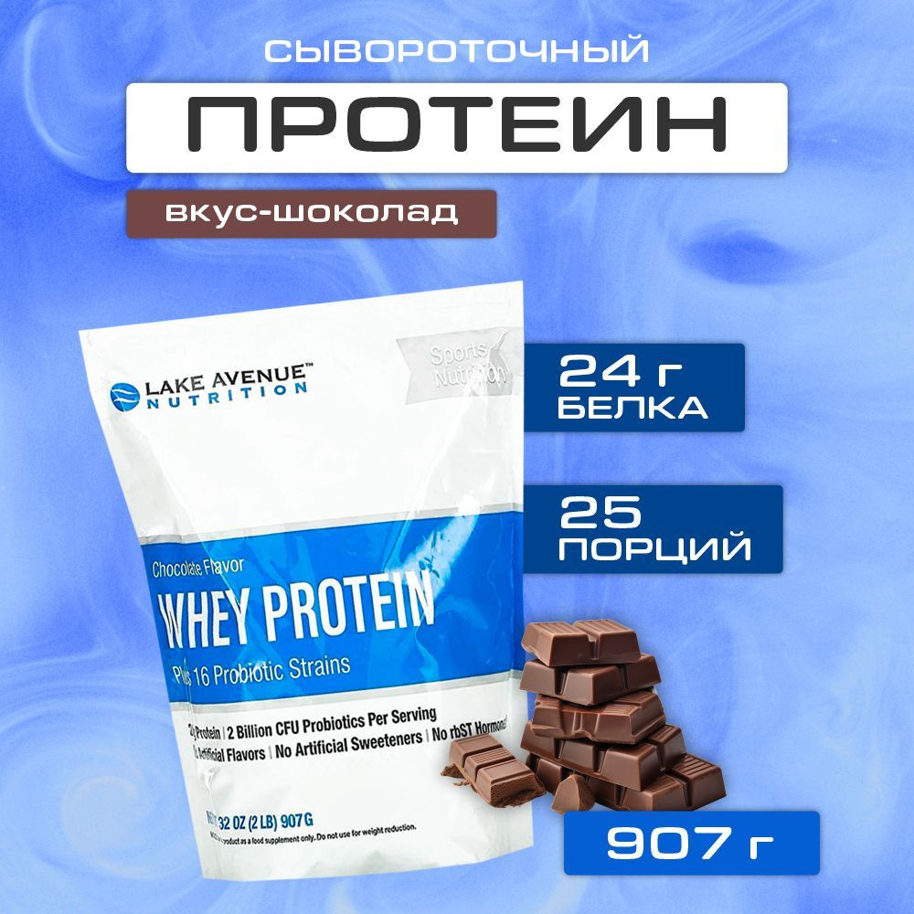 Lake Avenue Nutrition Протеин сывороточный, спортивное питание, протеин со вкусом шоколада  #1