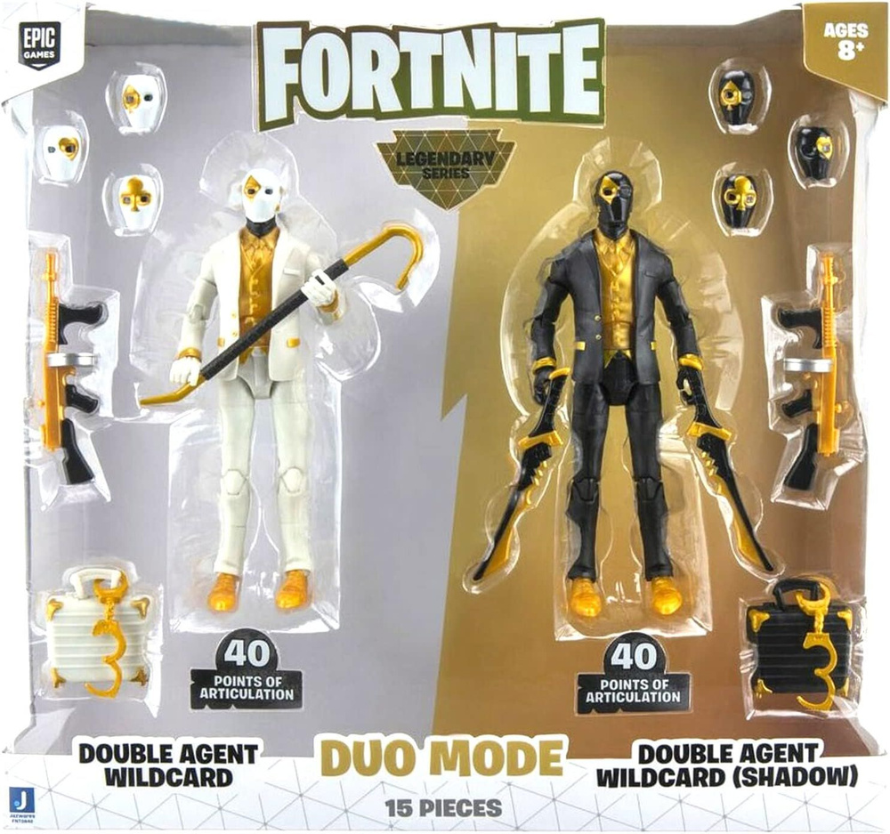 Эксклюзивный коллекционный набор Фортнайт (Fortnite) Двойные агенты Duo ...