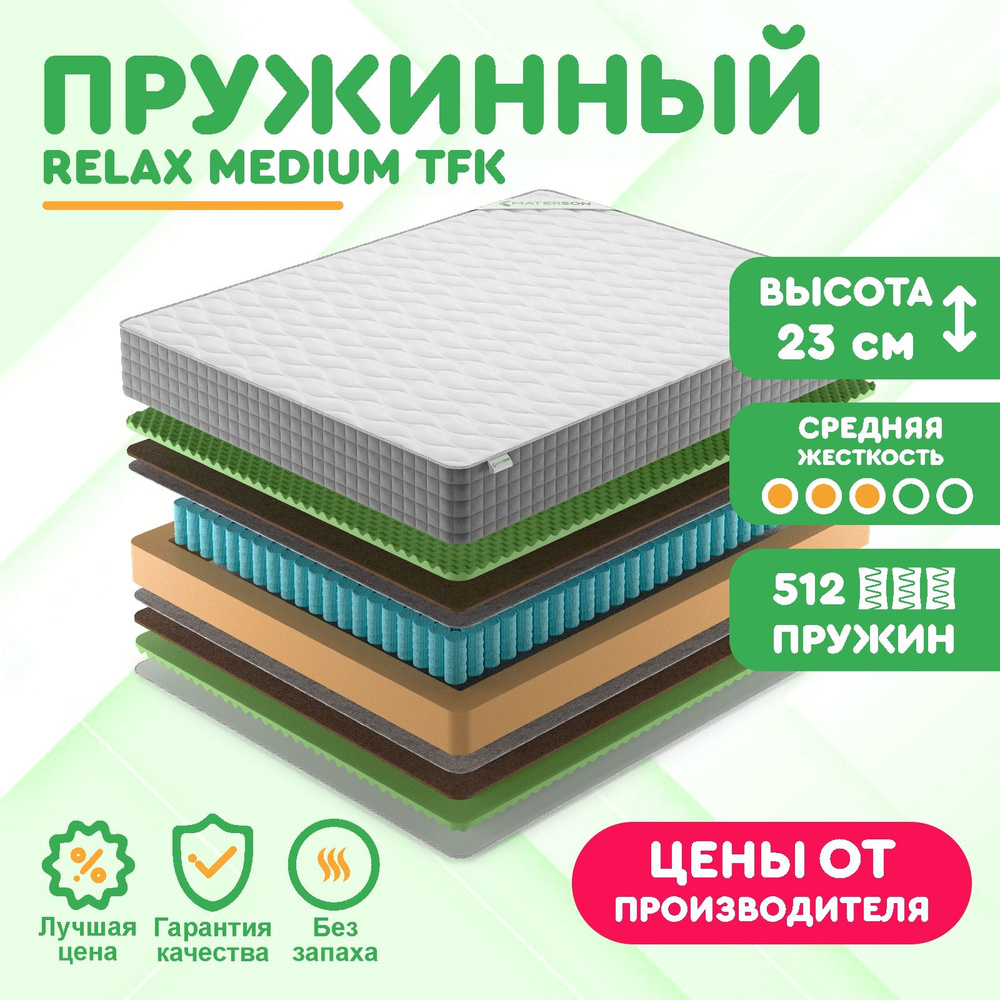 Матрас 145х190 Пружинный MATERSON Relax Medium TFK 145x190 #1