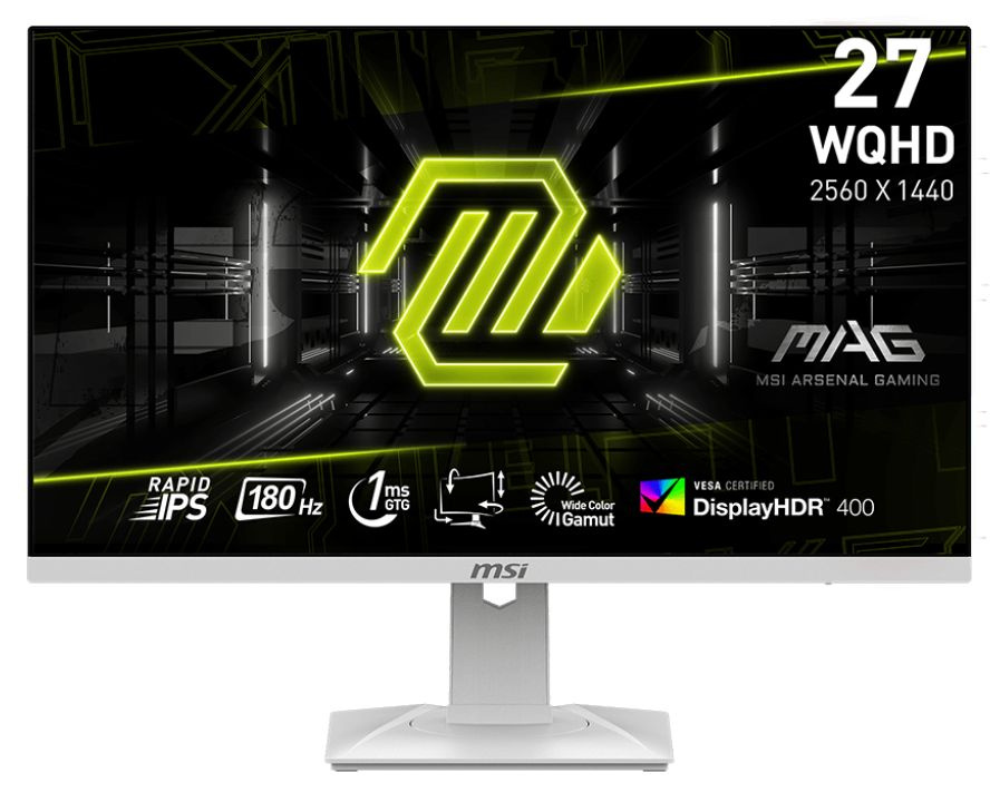 MSI 27" Монитор MAG 274QRFW/2K/180Hz/1msGtG/IPS/HDR, белый #1