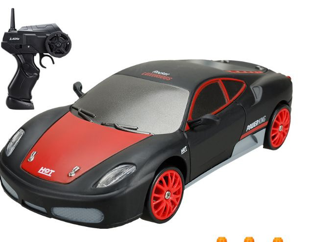 Машинка радиоуправляемая. Дрифт RC Car 1:24, Беспроводное управление 2.4G, два комплекта шин, бесплатное #1