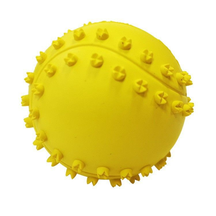 Резиновые прочные игрушки для собак, пищалки, мячики, желтые - купить с ...