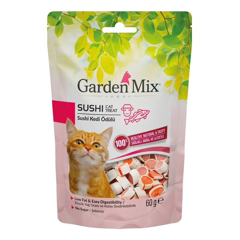 Garden Mix корм-лакомство с рыбой для кошек, 60 г. #1