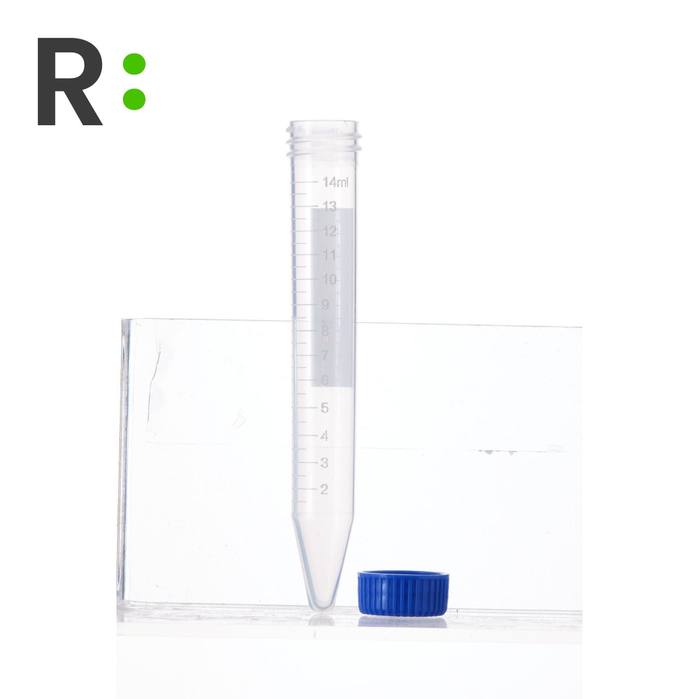 Пробирка коническая лабораторная, 15 мл, пластиковая, с крышкой ...