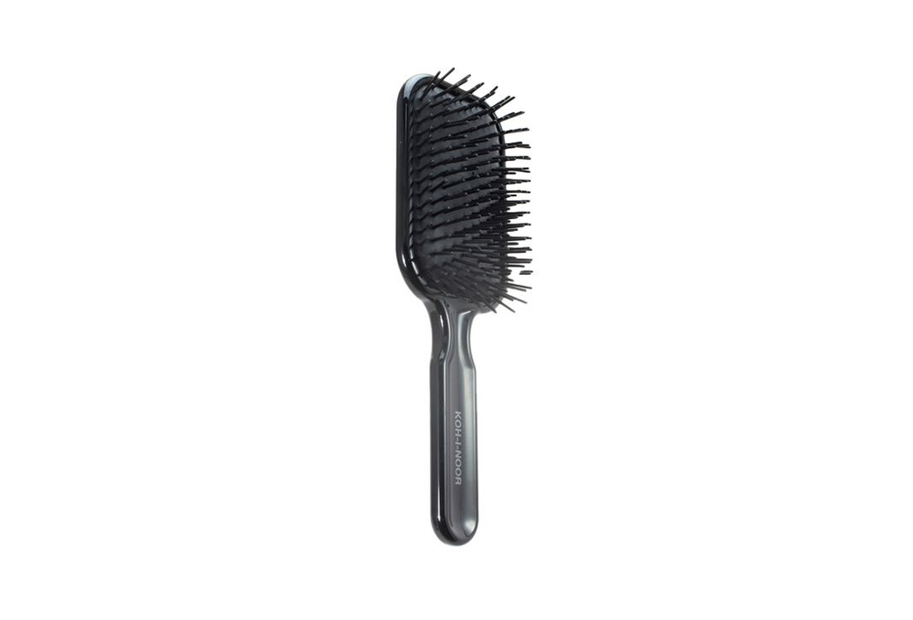 Массажная расческа для волос KOH-I-NOOR 9105N SPAZZOLA PNEUMATICA PEDALE Professionale Black  #1