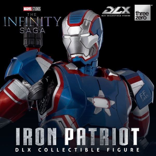 фигурки Threezero Marvel Studios: The Infinity Saga DLX Iron Patriot (17,5 см) #1