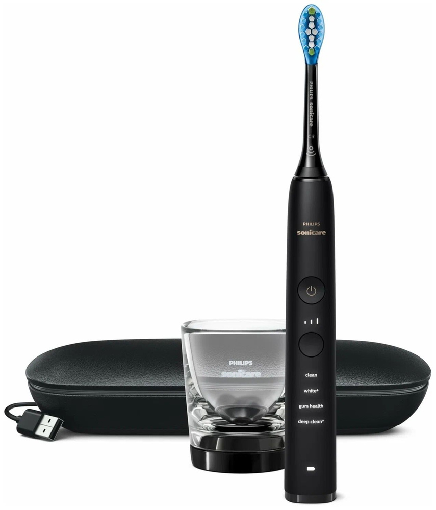 Звуковая зубная щетка Philips Sonicare DiamondClean 9000 HX9911/09, черный #1