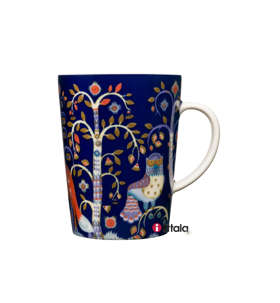 Кружка Iittala Taika, фарфор, 400 мл, синяя #1