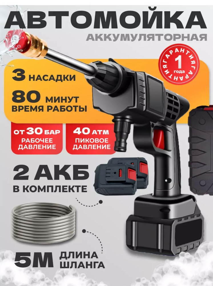 Портативная минимойка купить на OZON по низкой цене (1892211747)