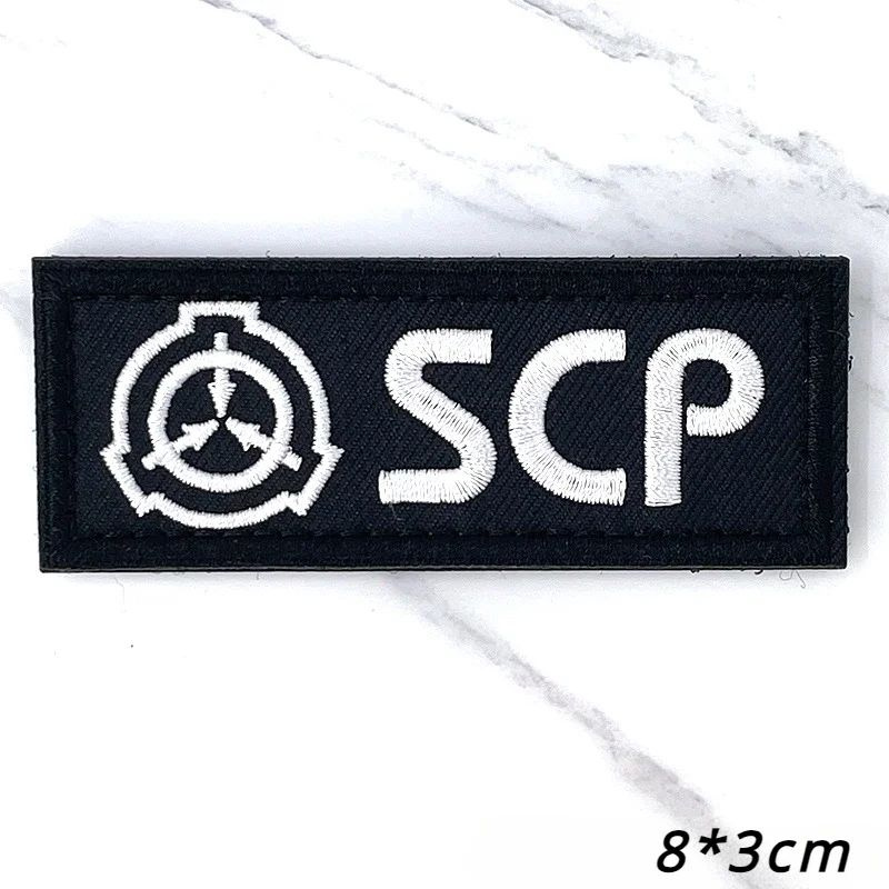 Тактическая нашивка SCP Foundation, Шеврон на липучке, вышитая нарукавная повязка, Значок боевого духа, #1