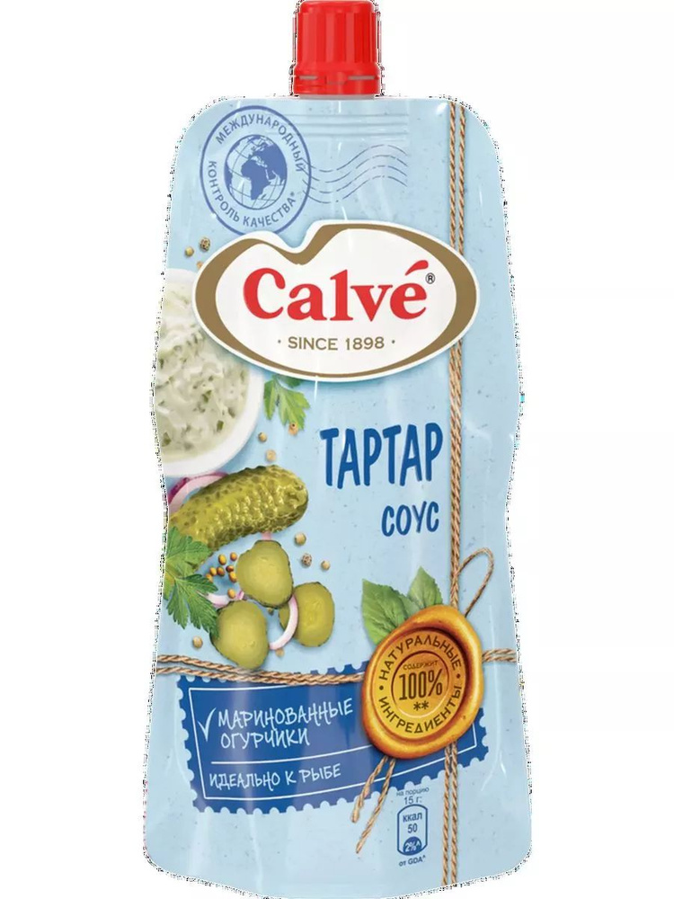 Соус CALVE Тартар, 230г, 3шт #1