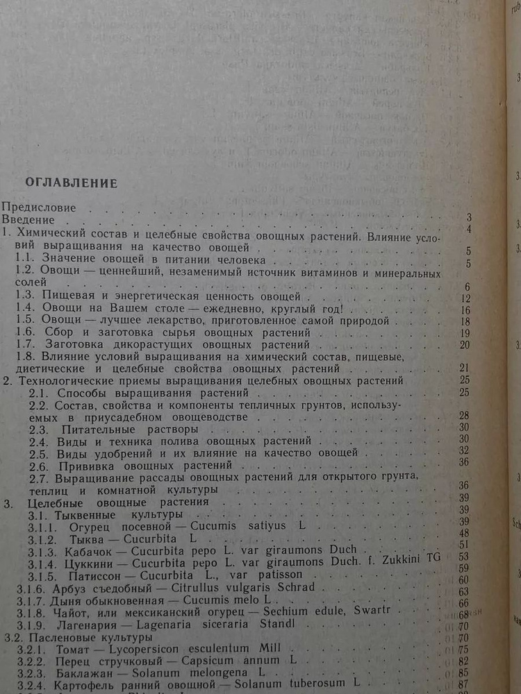 Целебные овощные растения #1