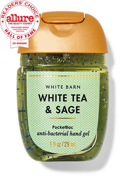 Bath & Body Works / Санитайзер для рук антисептик WHITE TEA & SAGE #1