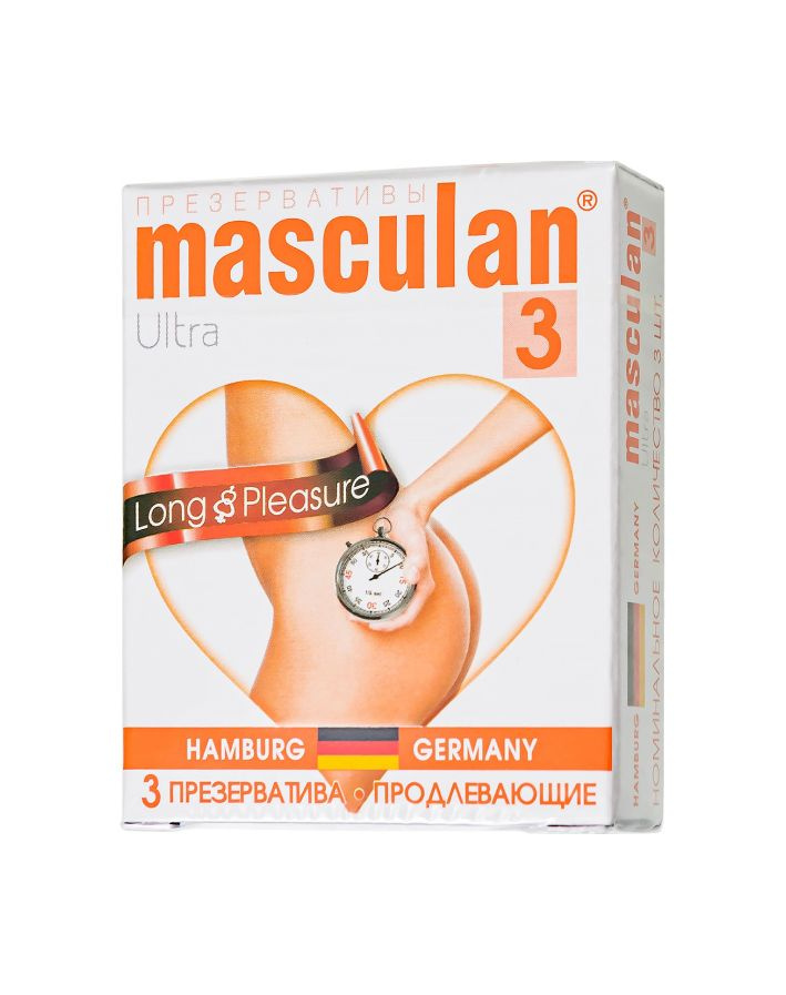 Презервативы с анестетиком Masculan LONG PLEASURE #1