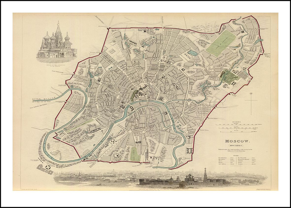 Retrographika Постер "лондон.mapcity.080.A3", 42 см х 30 см #1