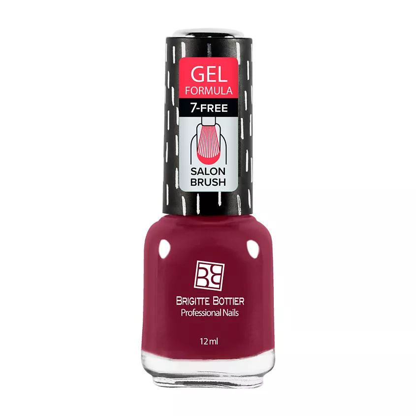 BRIGITTE BOTTIER Лак для ногтей GEL FORMULA тон 01 прозрачный 078 #1