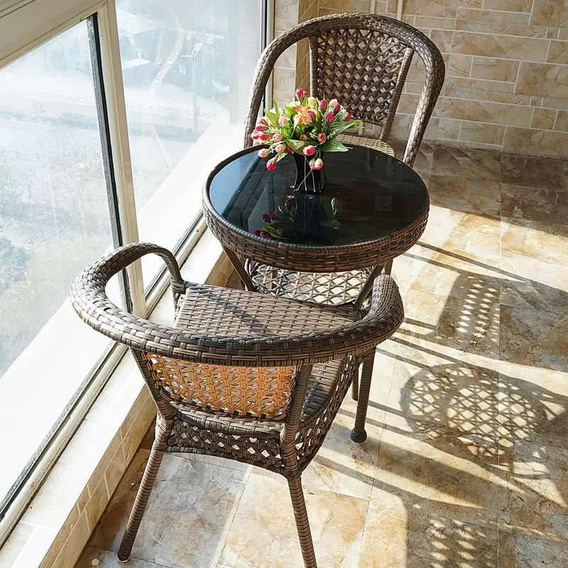 Садовый стул, Ротанг, 52х40х78 см, 3 шт - купить с доставкой по ...