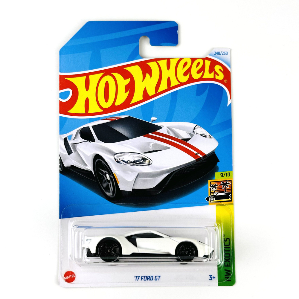 Машинка Hot wheels 2024 17 FORD GT #1