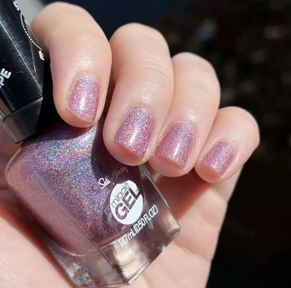 Лак для ногтей Sally Hansen Miracle Gel Nail Poli Lacquer - Plu Blu #1