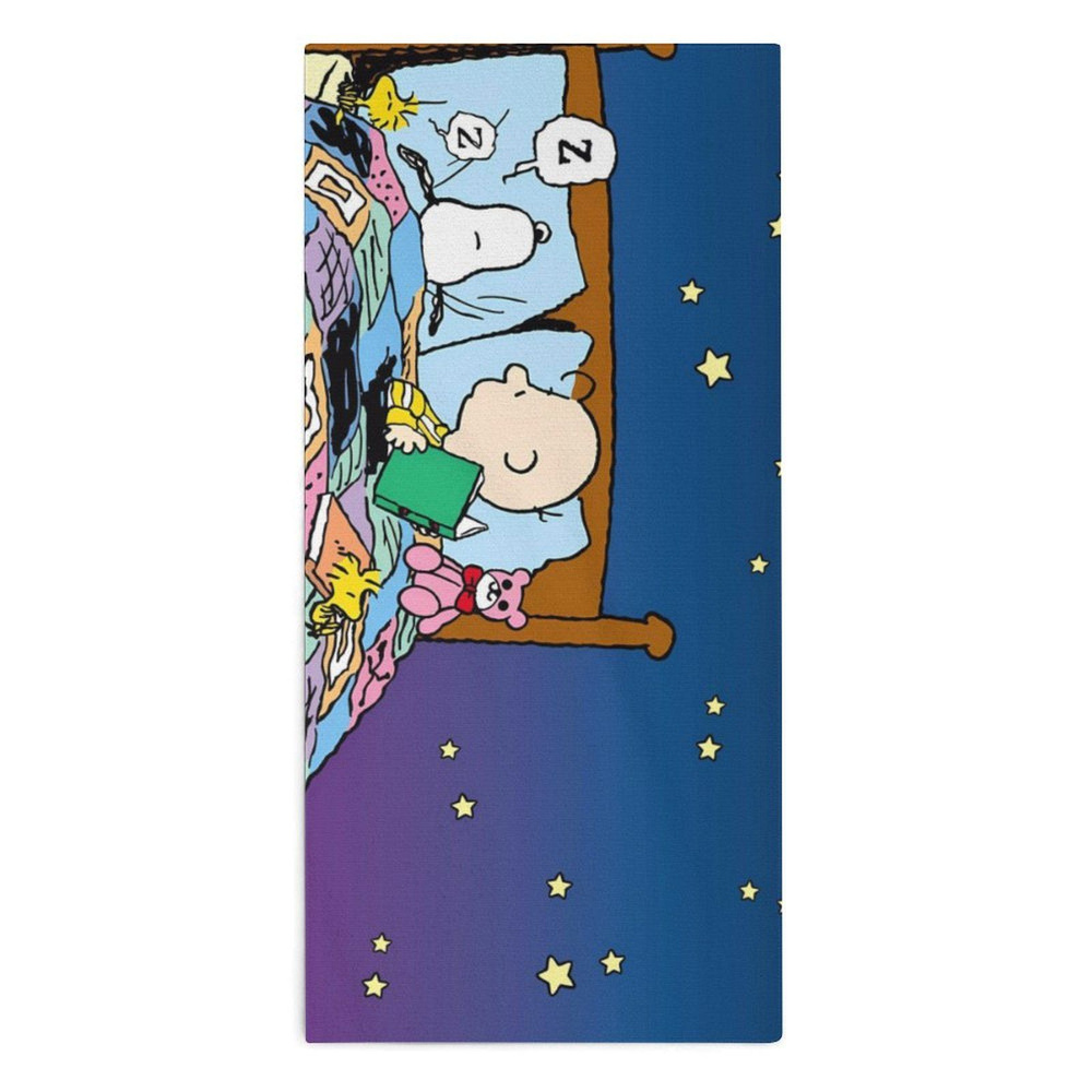 SNOOPY Полотенце для лица, рук, Микрофибра, 30x70 см, разноцветный, 1 шт.  #1