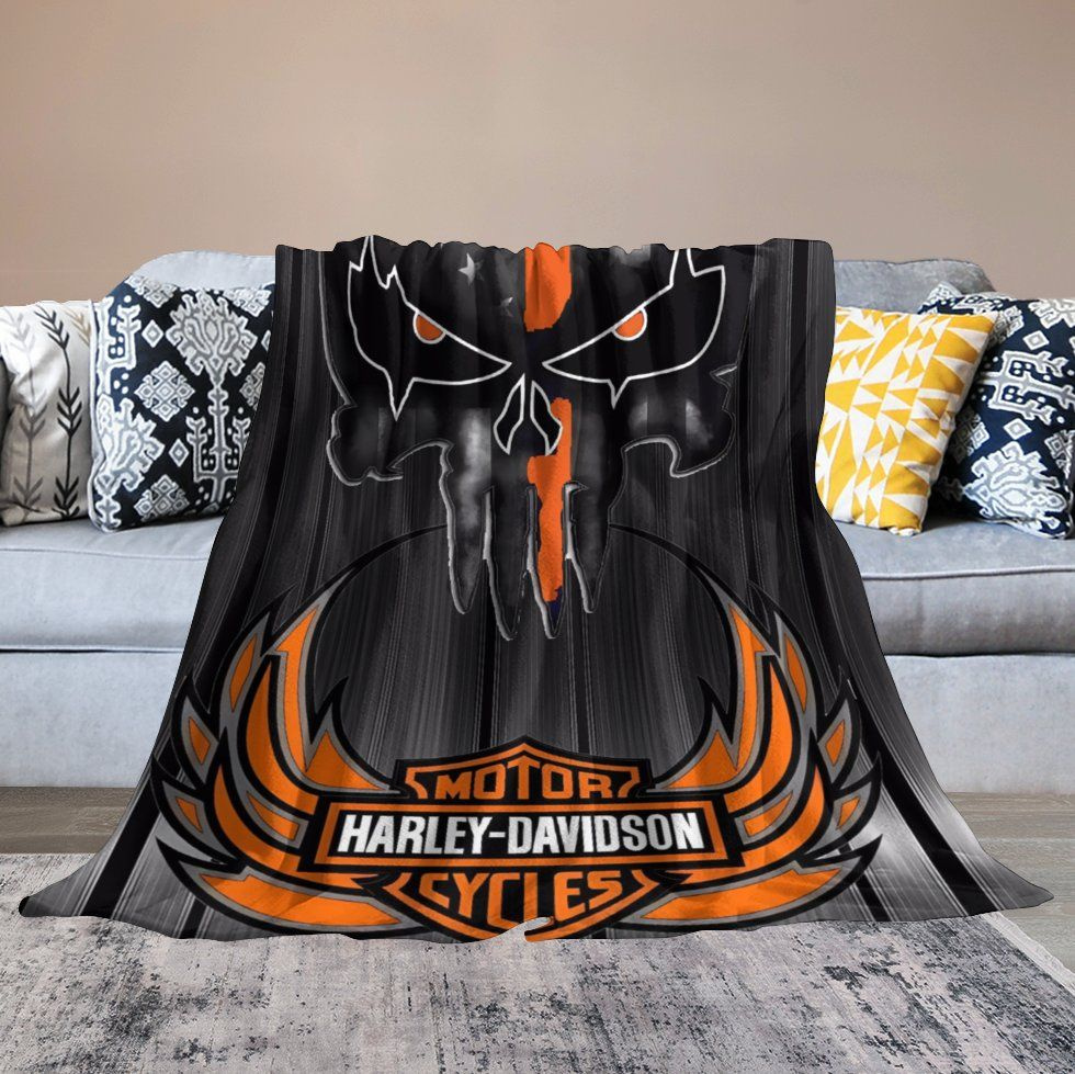 Harley-Davidson Плед , Велсофт, 200х150 см #1