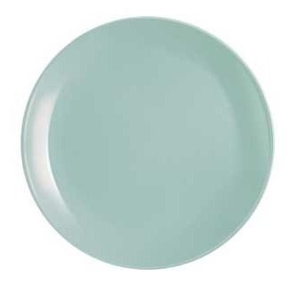 Тарелка обеденная Luminarc / Люминарк Diwali Light Turquoise, стеклокерамика, мятная, диаметром 25см #1