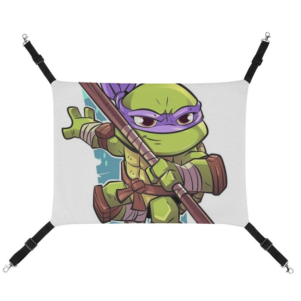 Ninja Turtles Лежанка для мелких животных большой 43x33 см Для шиншилл, кроликов, кошки. Подвесной домик #1