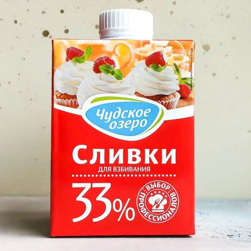 Сливки Чудское озеро для взбивания 33% #1