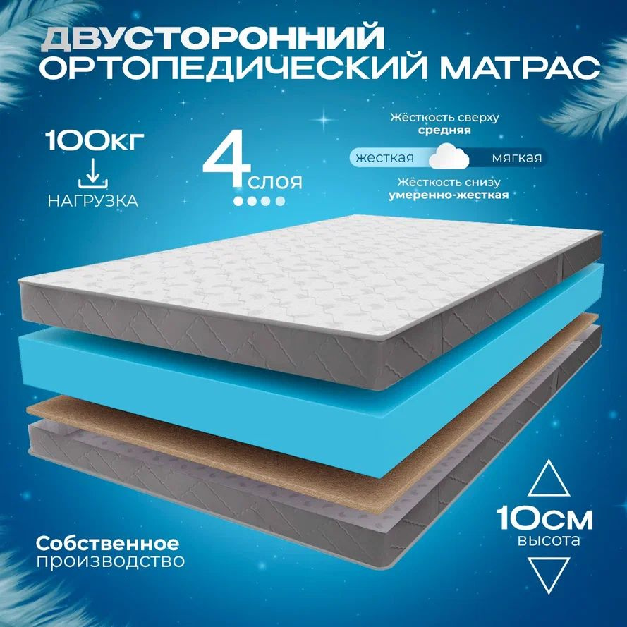 VITAFLEX Матрас в кроватку Ортопедический беспружинный матрас 100x170 VITAFLEX Anatomic 9V Sk, латексированая #1