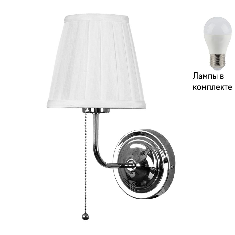 Бра с лампочкой Arte lamp A5039AP-1CC+Lamps #1