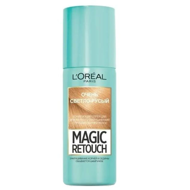 L'Oreal Paris Тонирующий cпрей Magic Retouch, тон 9 Очень светло-русый, 75 мл, 1 шт.  #1