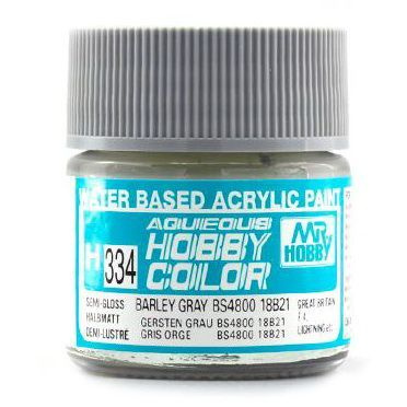 краска водоразбавляемая художественная т.м. MR.HOBBY 10мл BARLEY GRAY BS4800/18B21  #1