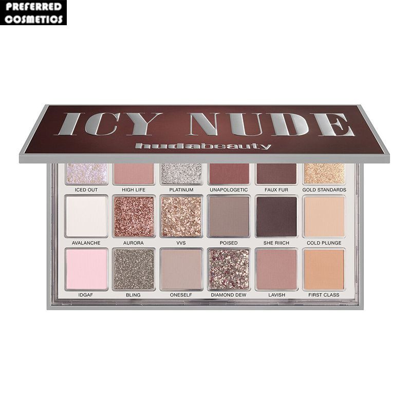 ICy Nude アイシャドウパレット HUDA BEAUTY Палитра теней для век Huda beauty ,Рождественская лимитированная