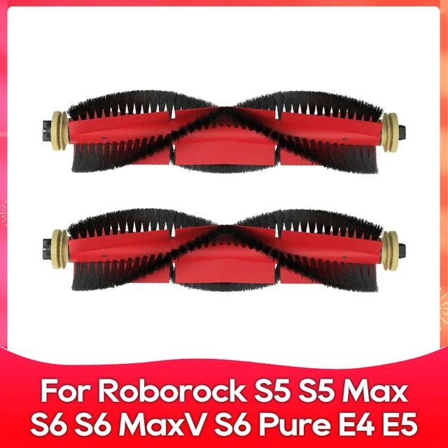 Совместимо с Roborock S5 S5 Max S6 MaxV S6 Pure E4 E5 S51 S52 S55 - Валик, Боковая Щетка, Фильтр, Швабра, #1