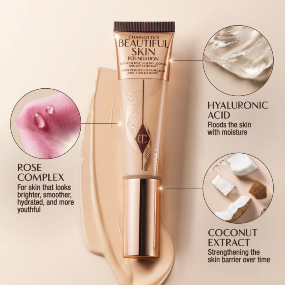 Тональный крем Charlotte Tilbury CHARLOTTE'S BEAUTIFUL SKIN FOUNDATION 3 Cool 30мл #1