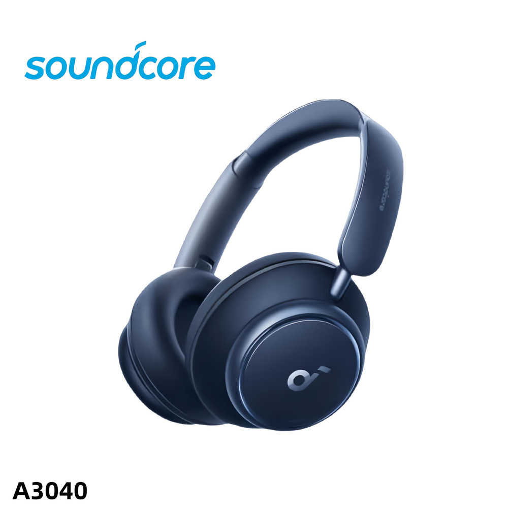 soundcore Наушники беспроводные Soundcore Space Q45, Bluetooth, USB Type-C, 3.5 мм, синий  #1