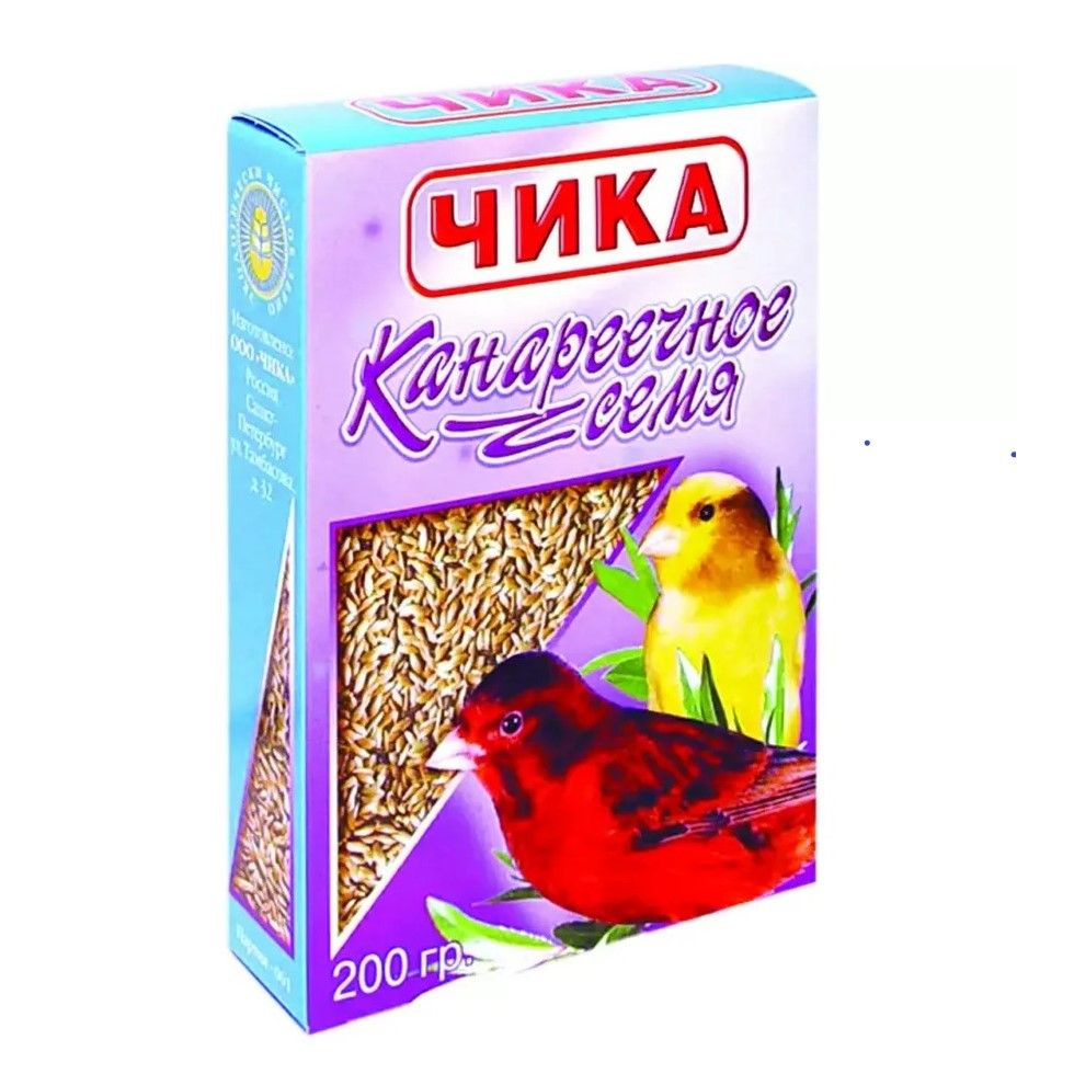 Семя канареечное для птиц ЧИКА, 200г #1