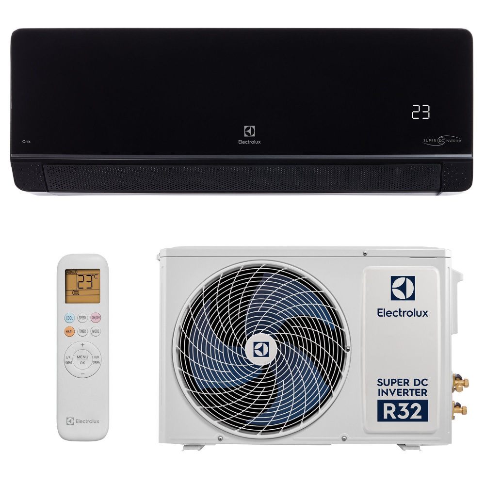 Сплит система Electrolux Onix Super DC EACS/I-12HIX-BLACK/N8 (40 кв.м) A+++ INVERTER Wi-Fi подготовка #1