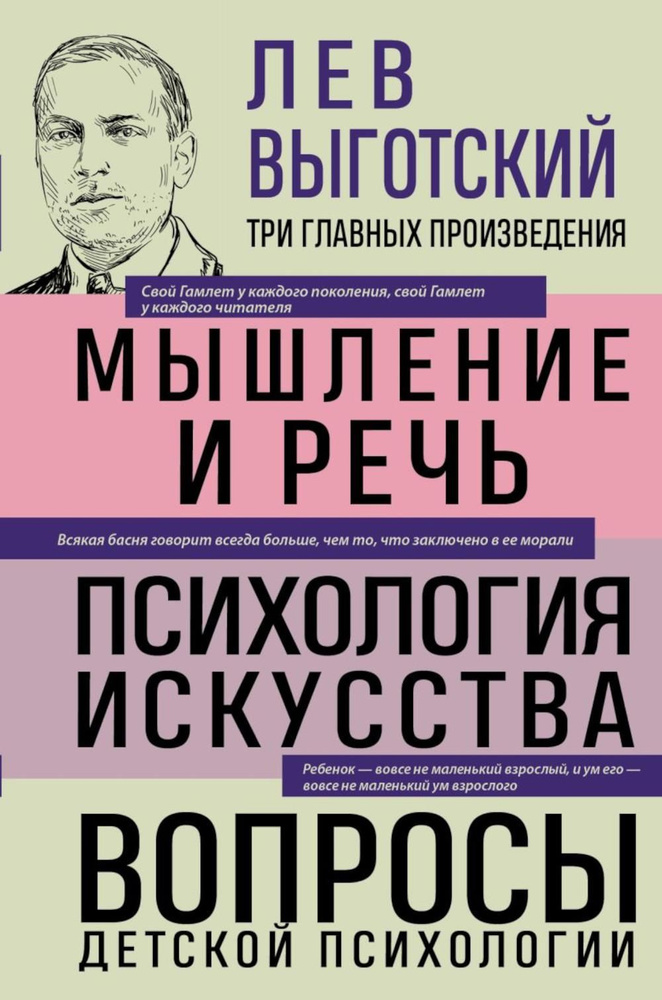 Мышление и речь. Психология искусства. Вопросы детской психологии | Выготский Лев Семенович  #1