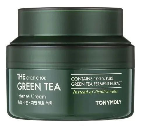 Tonymoly Увлажняющий крем для лица The Chok Chok Green Tea Intense Cream, с экстрактом зеленого чая, #1