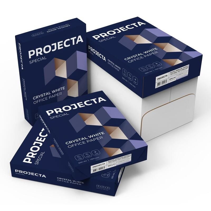 Офисная бумага PROJECTA SPECIAL марка В 80г A4 210*297мм 500л/пч купить ...