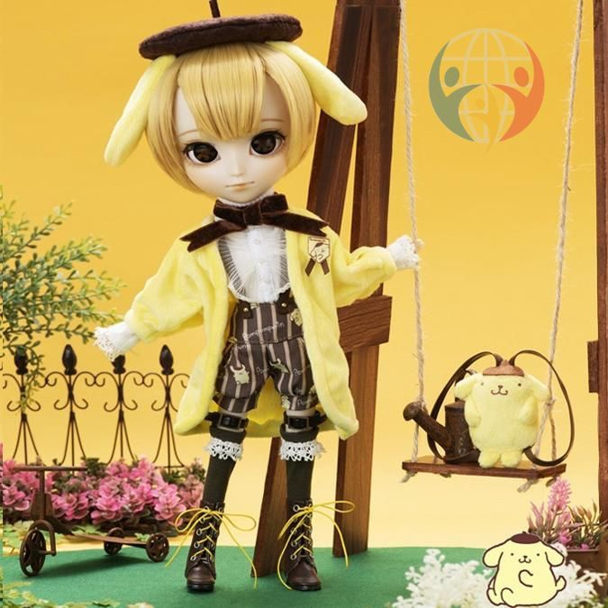 Кукла PULLIP ISUL Pompompurin,Пудинг Собака,I-946 #1