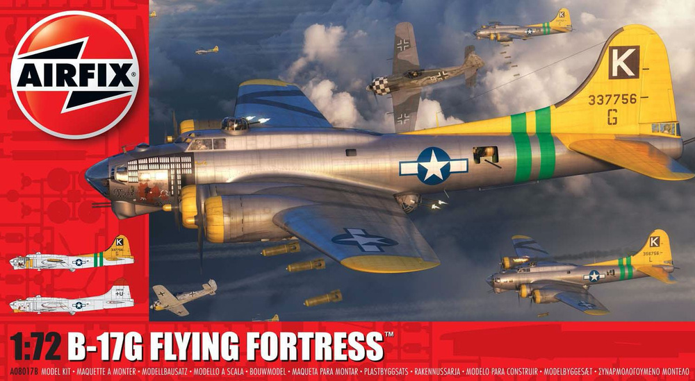 Сборная модель 1/72 Boeing B-17G Flying Fortress (Airfix) #1