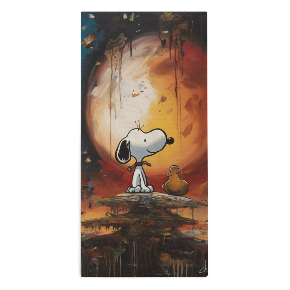 SNOOPY Полотенце для лица, рук, Микроволокно, 30x70 см, разноцветный, 1 шт.  #1