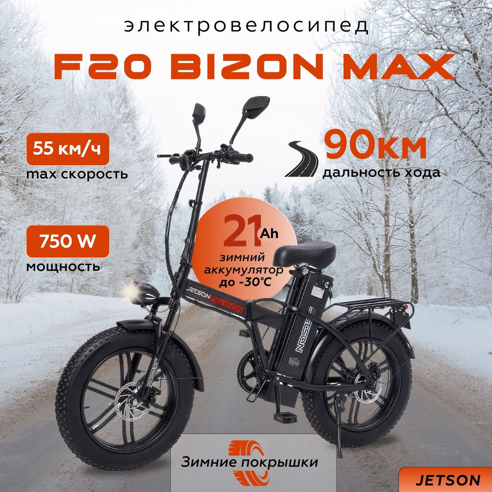 Электровелосипед для взрослых Jetson Bizon F20 48V21AH #1